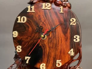 đồng hồ gỗ để bàn (561)