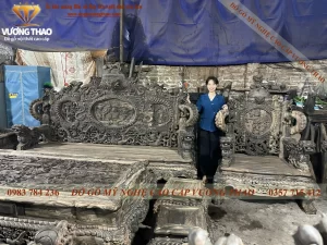 bàn ghế rồng đỉnh gỗ mun hoa (281)