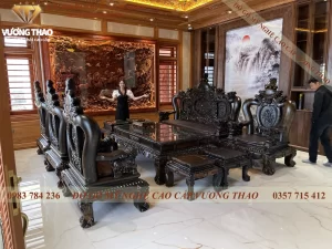 bàn giao nghê 5 đầu cột 16 mun về chương mỹ