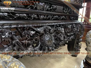 sập thờ gỗ mun (857)