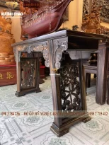 bàn bao công gỗ mun hoa (1138)