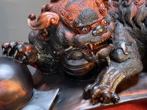 tượng nghê gỗ (999)