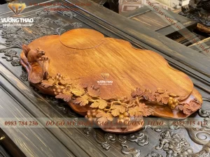khay trà gỗ hương (1143)