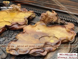 khay trà gỗ hương (1150)