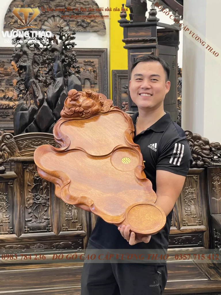 khay trà gỗ hương (1654)