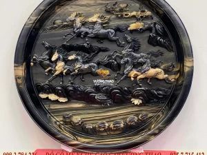 đĩa gỗ phong thủy (1282)