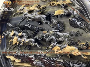 đĩa gỗ phong thủy (1283)