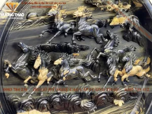 đĩa gỗ phong thủy (1284)