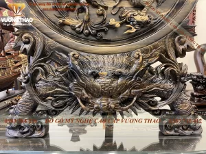 đĩa gỗ phong thủy (1289)