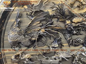 đĩa gỗ phong thủy (1290)