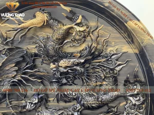 đĩa gỗ phong thủy (1291)