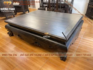 sập trơn gỗ mun (1348)