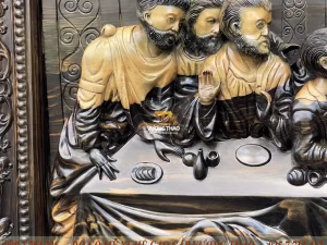 tranh bữa tiệc ly bằng gỗ (1321)