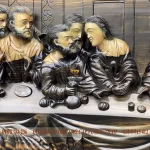 tranh bữa tiệc ly bằng gỗ (1322)