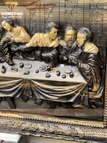 tranh bữa tiệc ly bằng gỗ (1323)