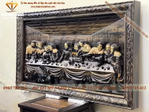 tranh bữa tiệc ly bằng gỗ (1324)