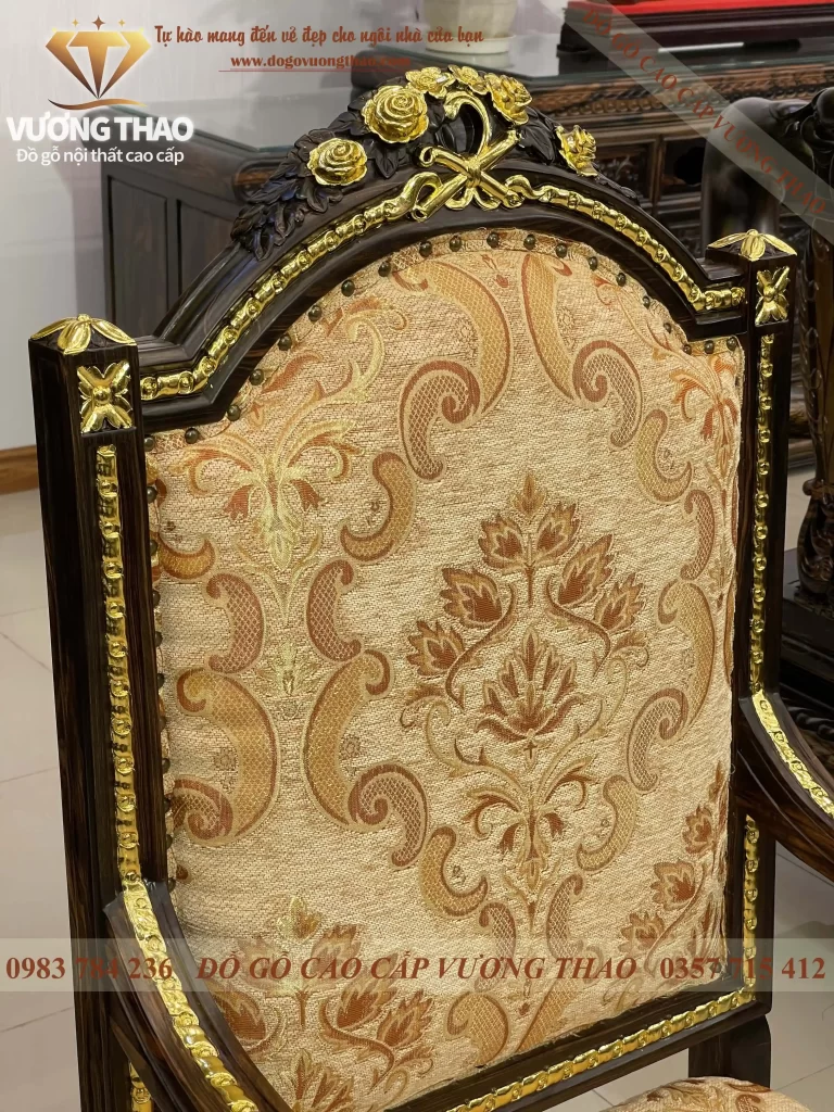 ghế putin gỗ mun hoa (1650)