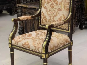 ghế putin gỗ mun hoa (1651)
