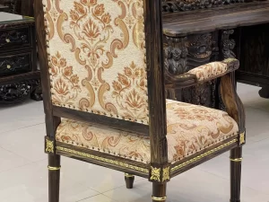 ghế putin gỗ mun hoa (1652)