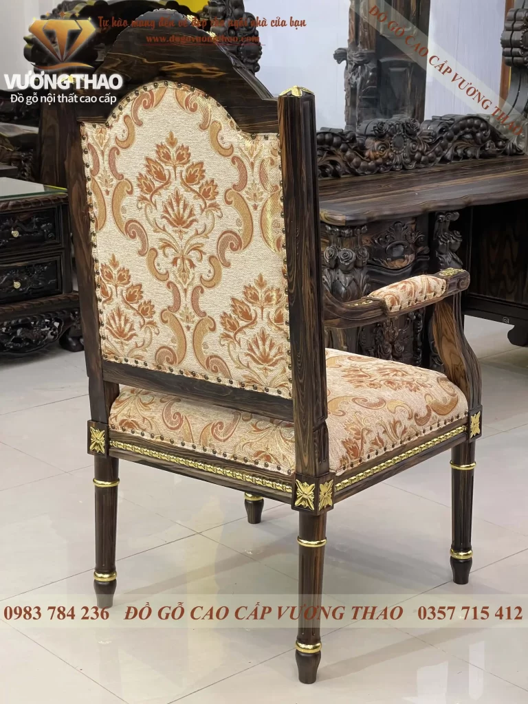 ghế putin gỗ mun hoa (1652)