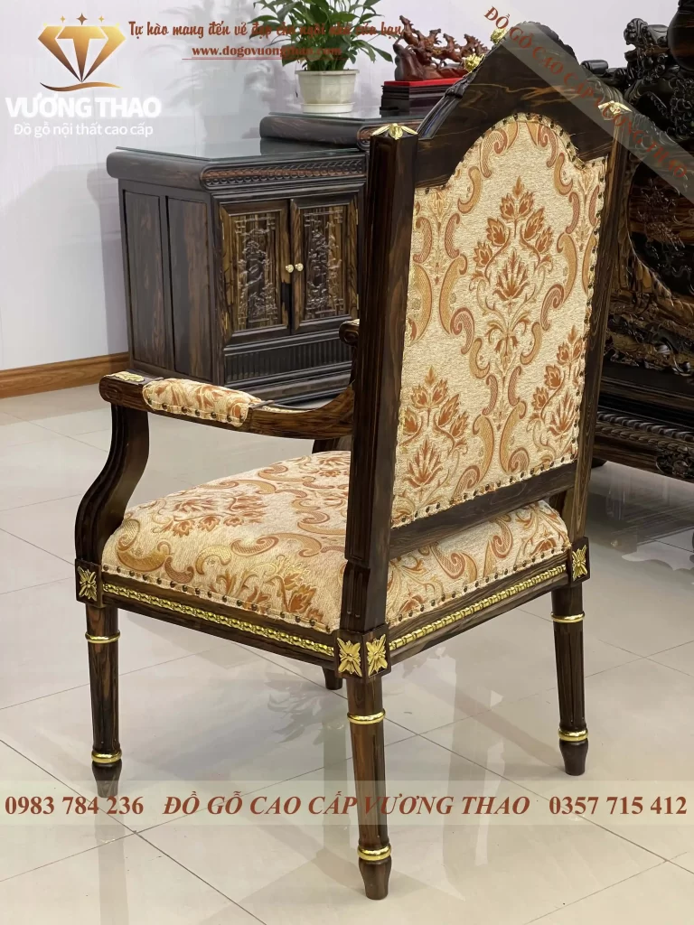 ghế putin gỗ mun hoa (1653)