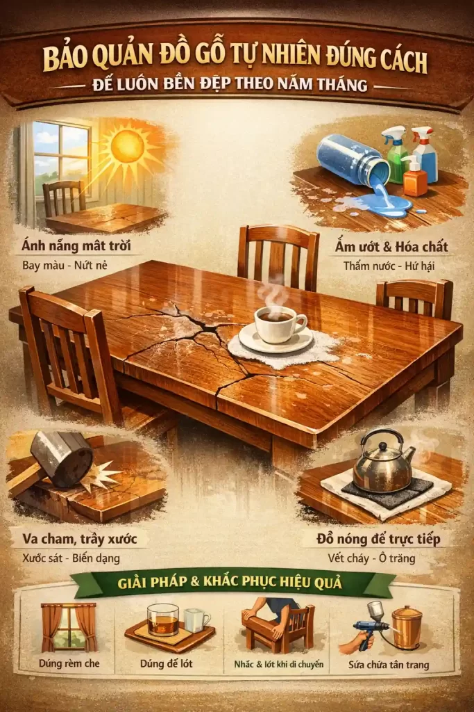 bảo quản đồ gỗ tự nhiên đúng cách (1700)
