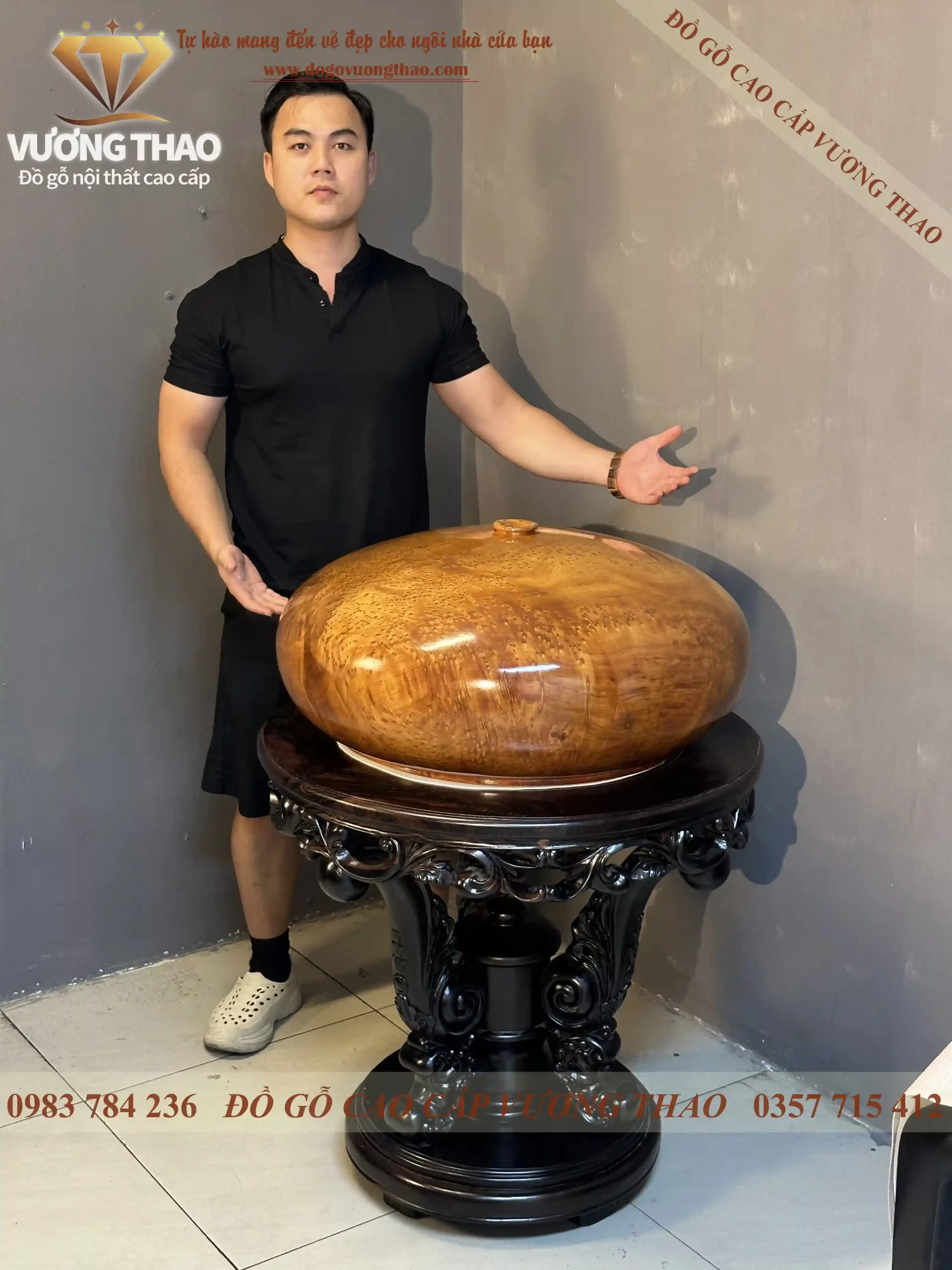 bình hút lộc gỗ nu ngọc am (1816)