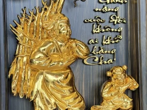 tranh cha mẹ gỗ mun hoa (1892)