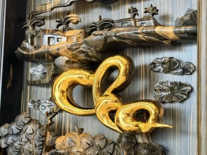 tranh cha mẹ gỗ mun hoa (1893)