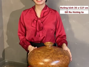 bình hút lộc gỗ nu hương (2031)