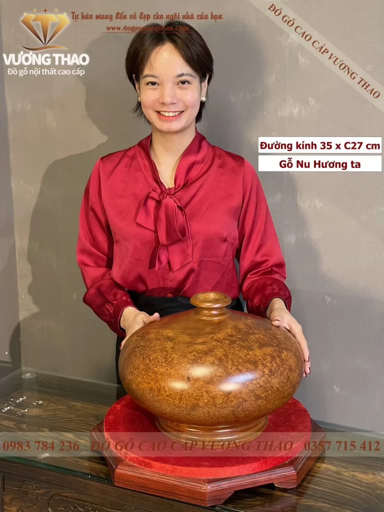 bình hút lộc gỗ nu hương (2031)