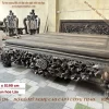sập nằm tam diện gỗ mun hoa (1907)