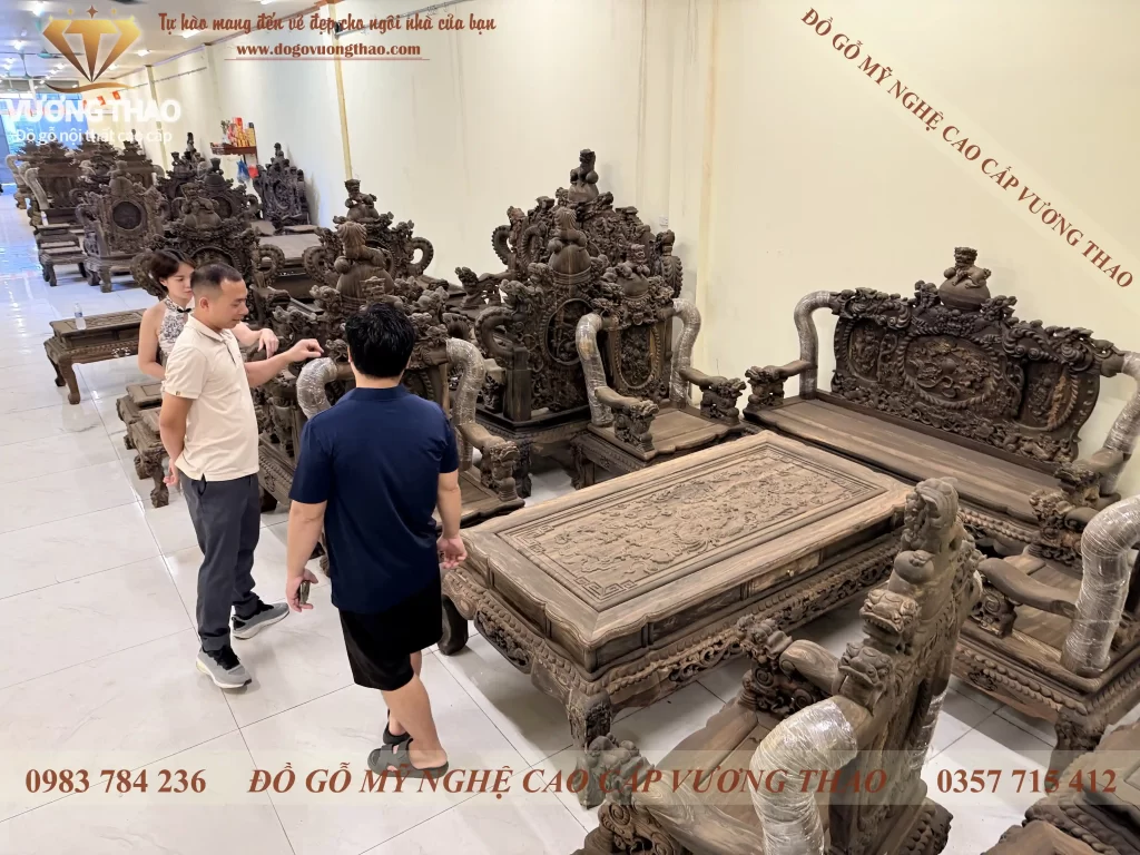 Thăm quan Kho, Xưởng Mộc của Đồ gỗ nội thất Vương Thao (2154)