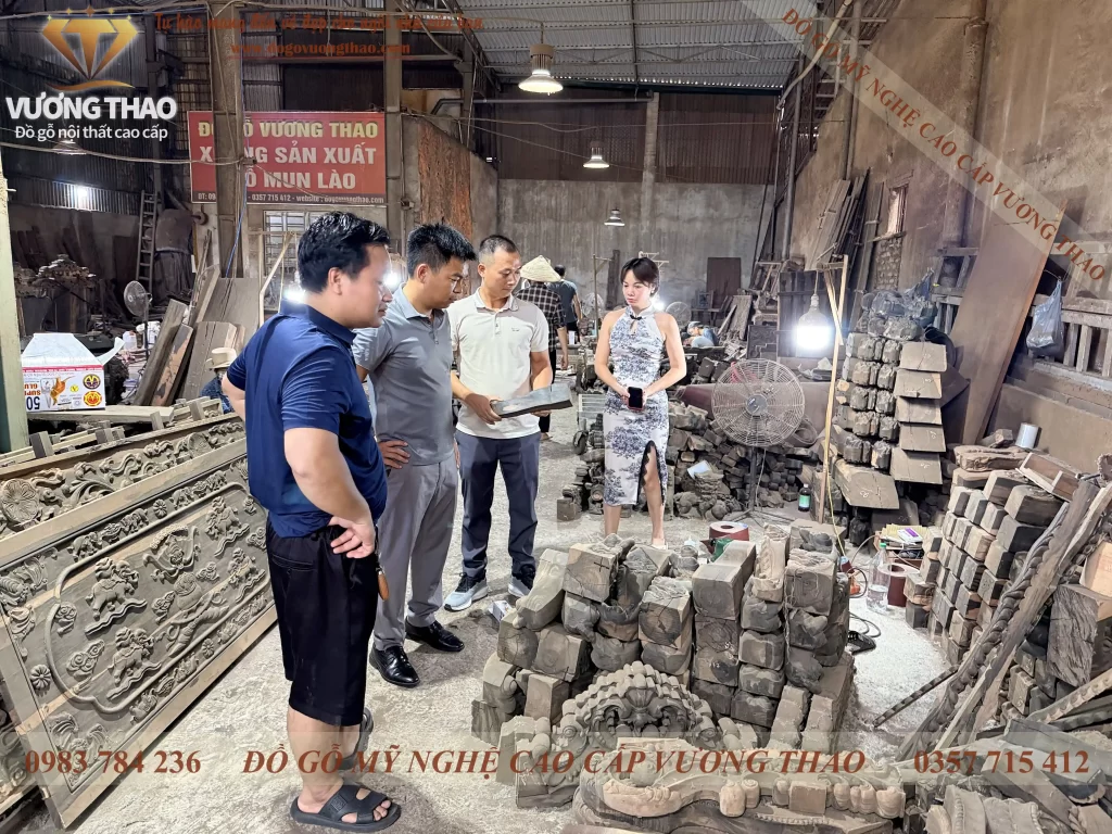 Thăm quan Kho, Xưởng Mộc của Đồ gỗ nội thất Vương Thao (2155)