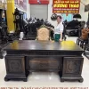 bàn làm việc giám đốc gỗ Mun hoa (2097)