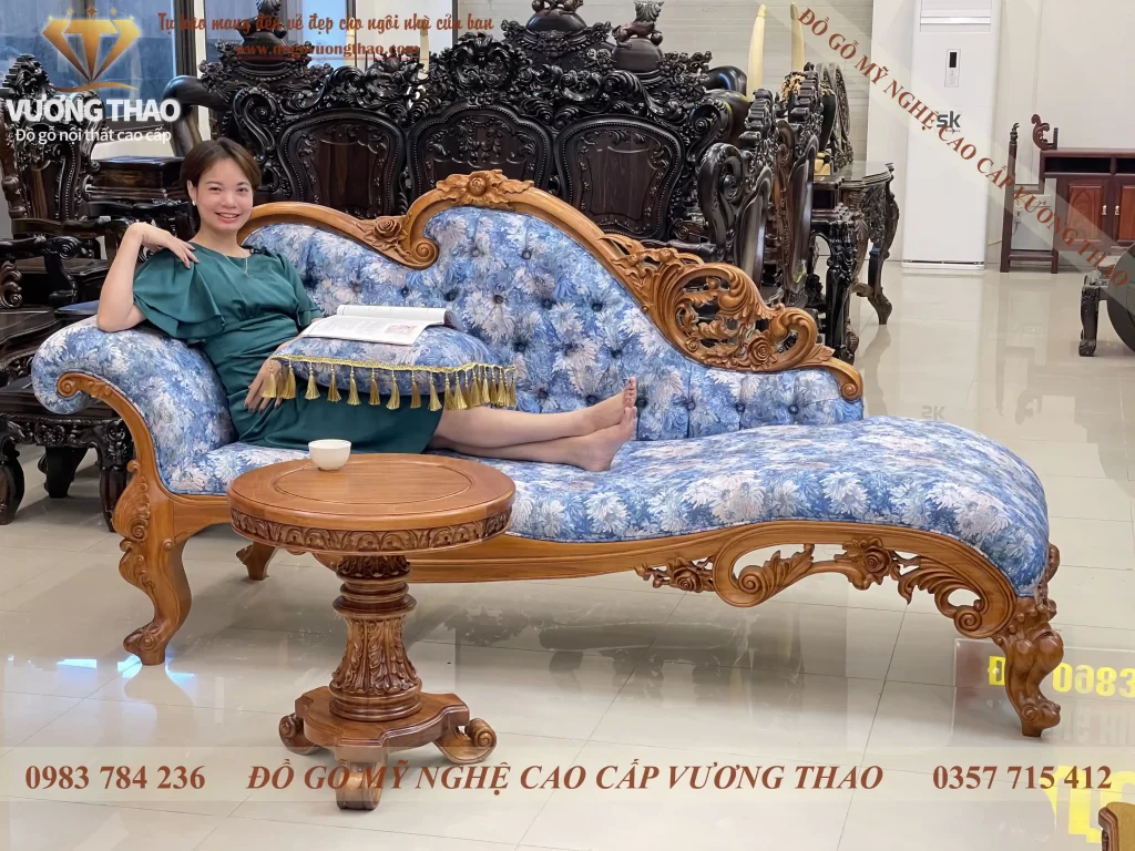 ghế quý phi gỗ gõ đỏ (2162)
